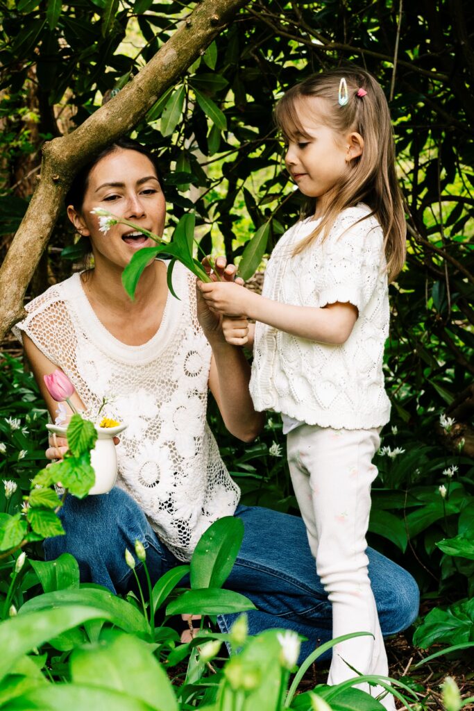 A mother and her daughter